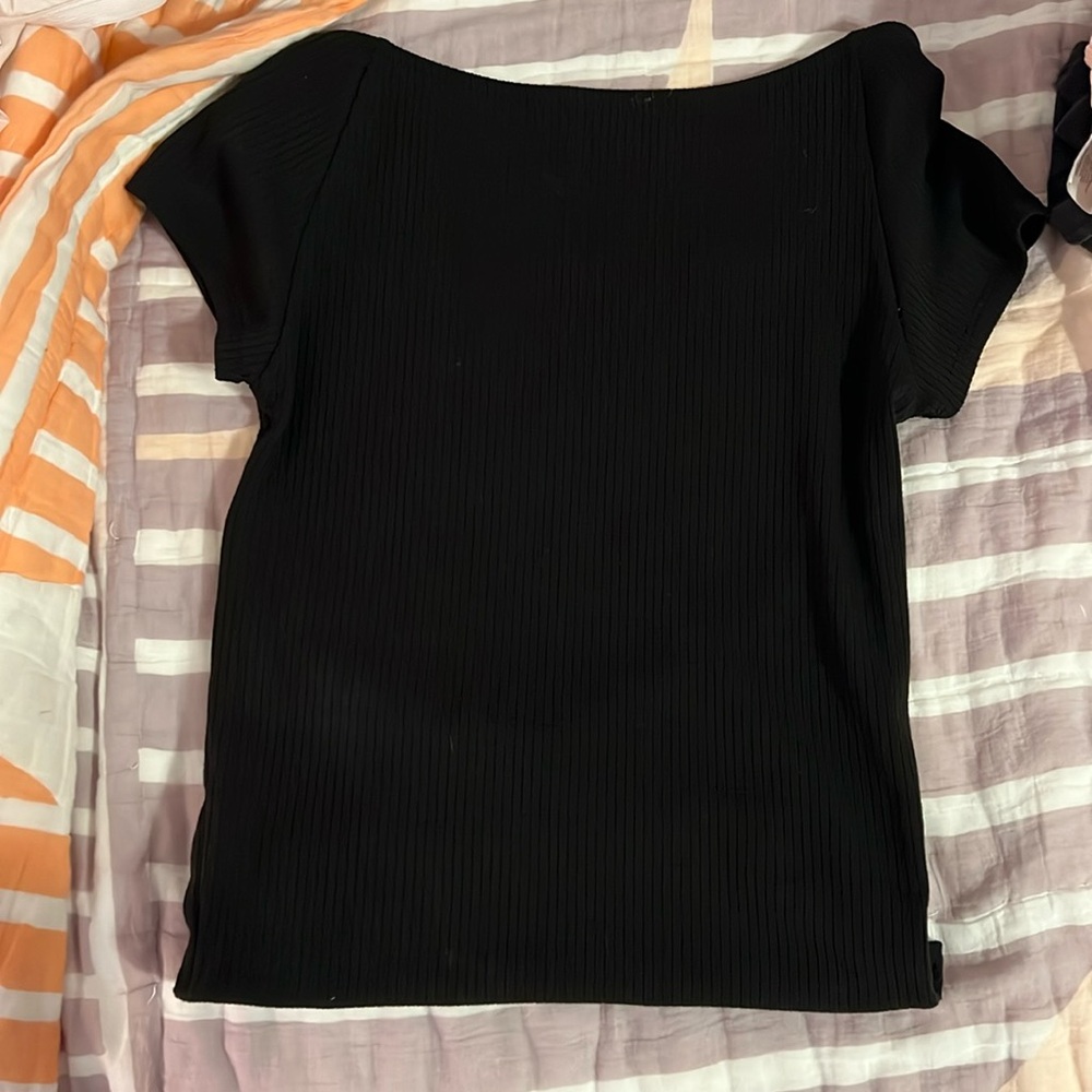 Black urban outfitters backless top